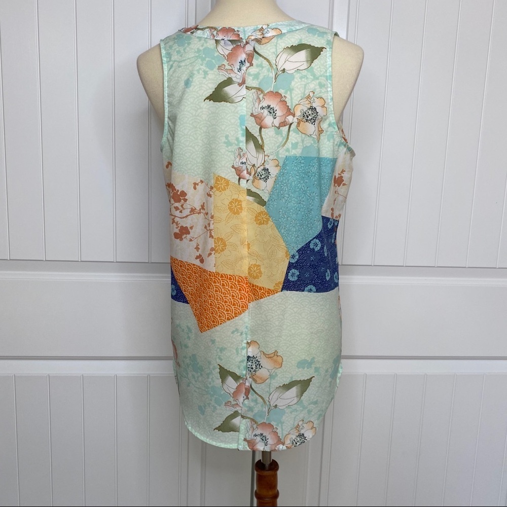 Sanctuary button down high low blouse size large - Picture 3 of 6